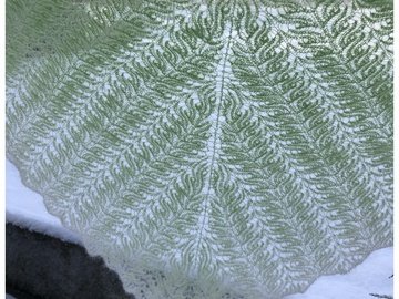 Lacetuch Wellenbögen