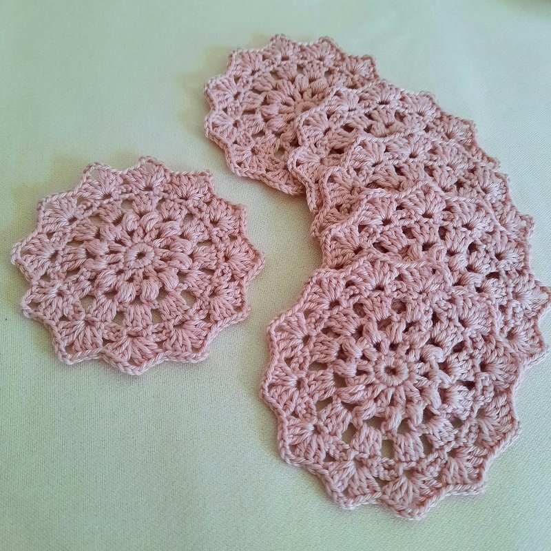 Deckchen häkeln - Kaffee Deckchen/ Untersetzer vintage - Häkelanleitung PDF - Bild 2