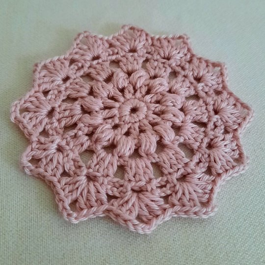 Deckchen häkeln - Kaffee Deckchen/ Untersetzer vintage - Häkelanleitung PDF