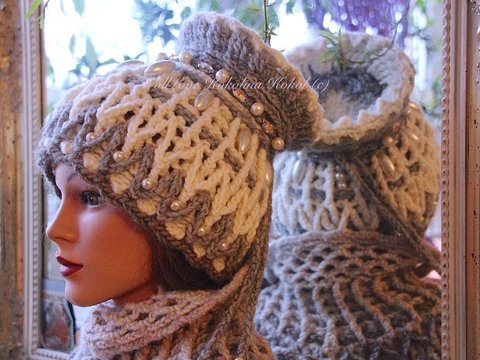 Anleitung Häkel Mütze Perlweiss