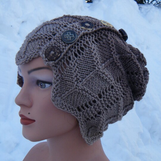 Strickanleitung Mütze "Knopfschachtel"