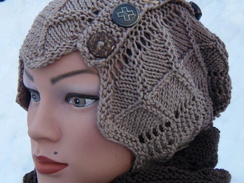 Strickanleitung Mütze "Knopfschachtel"
