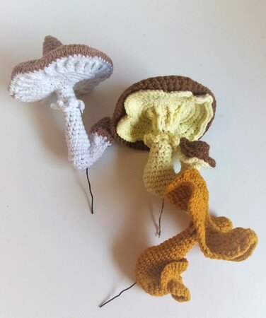Mushrooms. Crochet pattern