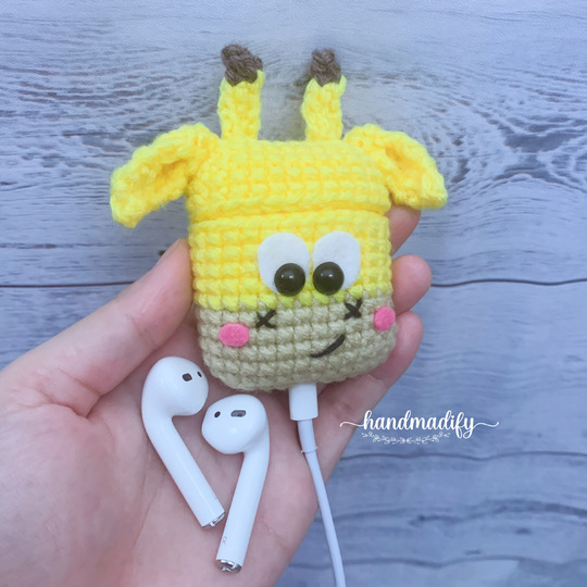(5 in 1) 5 Animals Headphone Case cove Cute, Crochet Pattern