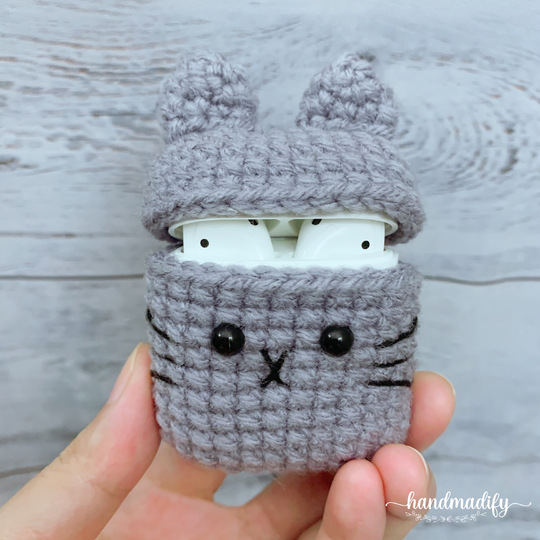 (5 in 1) 5 Animals Headphone Case cove Cute, Crochet Pattern