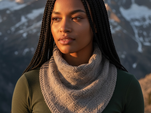 ShantiCollar, gestrickter Kragen