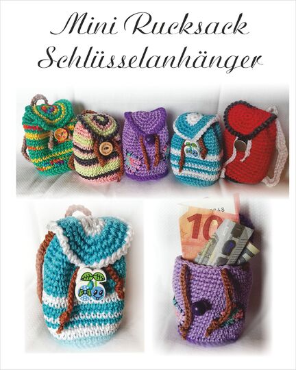 Mini Rucksack- Schlüsselanhänger