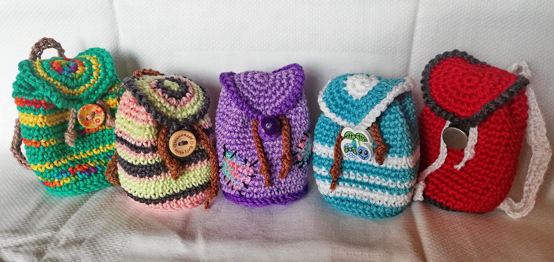 Mini Rucksack- Schlüsselanhänger