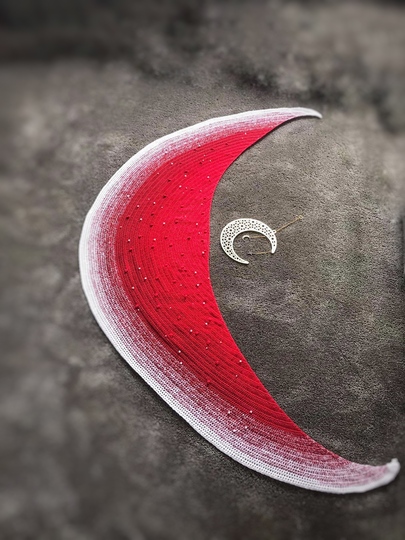 Sicheltuch - Tuch in einfacher Sichelform