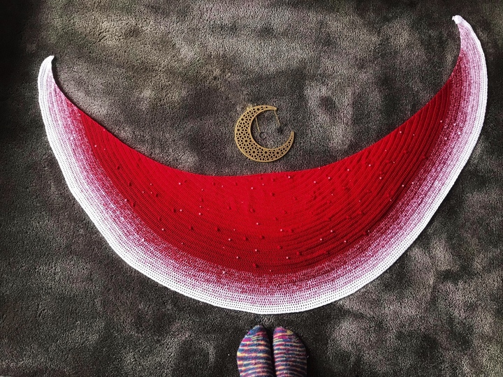 Sicheltuch - Tuch in einfacher Sichelform