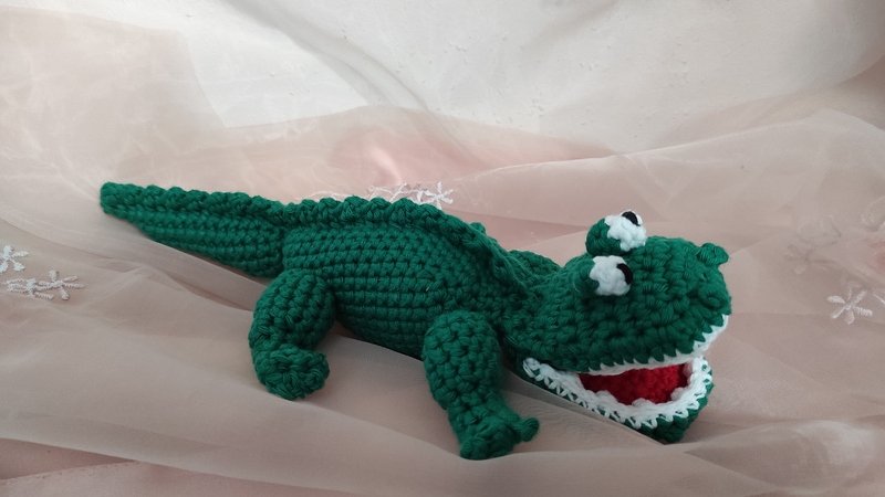 Crochet Pattern for a Crocodile, Amigurumi