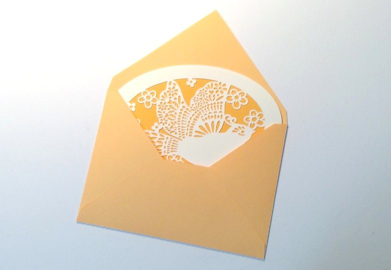 Karte Taube mit Kuvert Plotterdatei SVG DXF