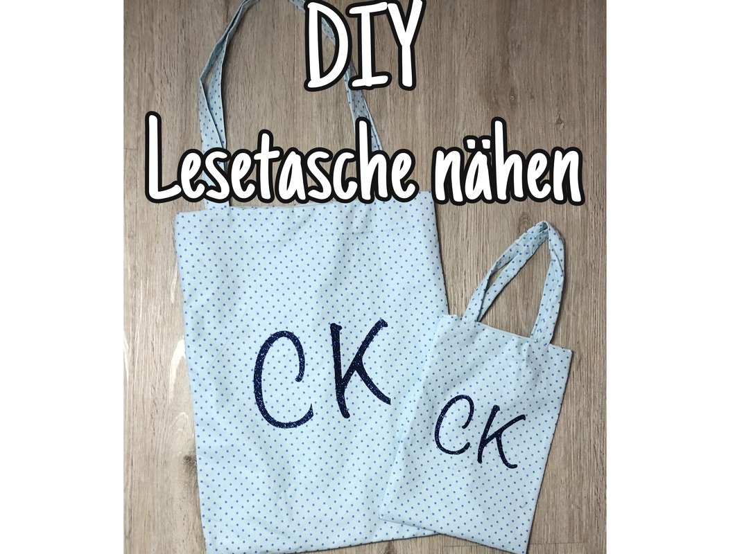 Anleitung DIY Lesetasche nähen