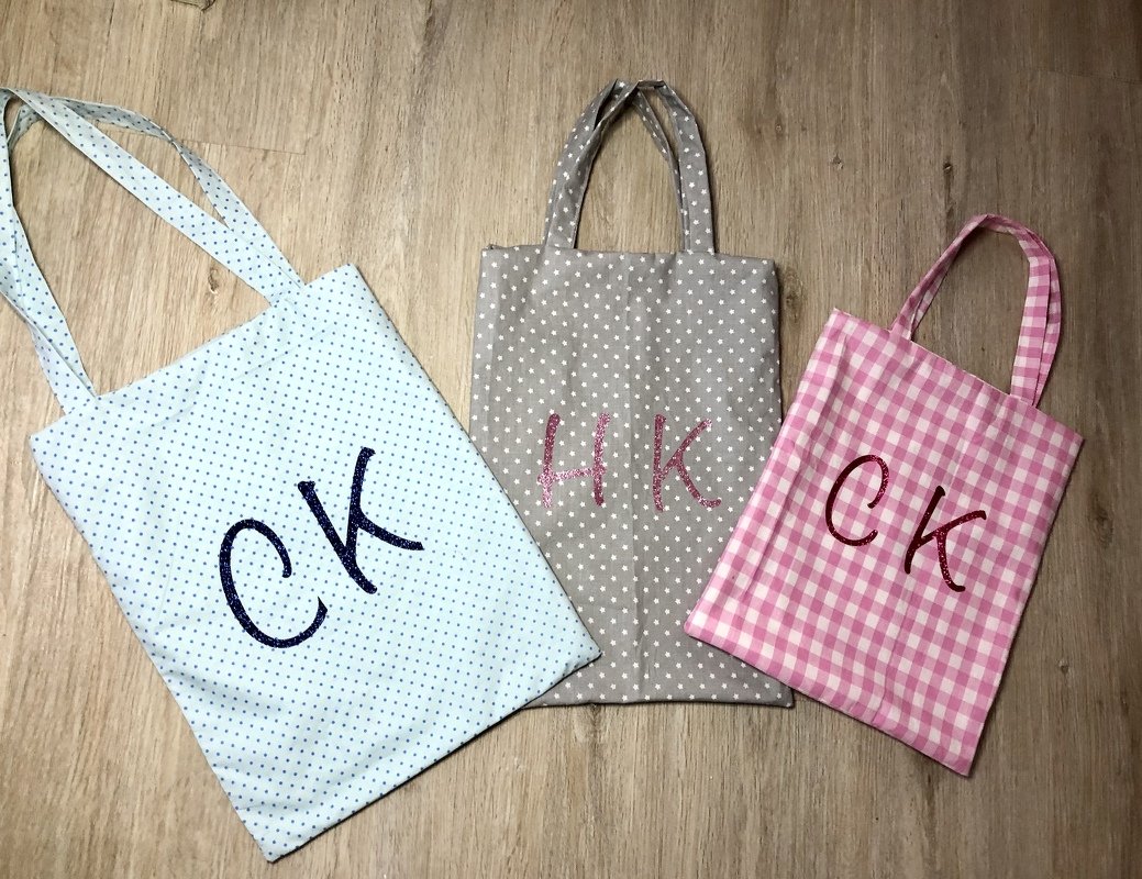 Anleitung DIY Stofftasche / Einkaufsbeutel passend zur Lesetasche