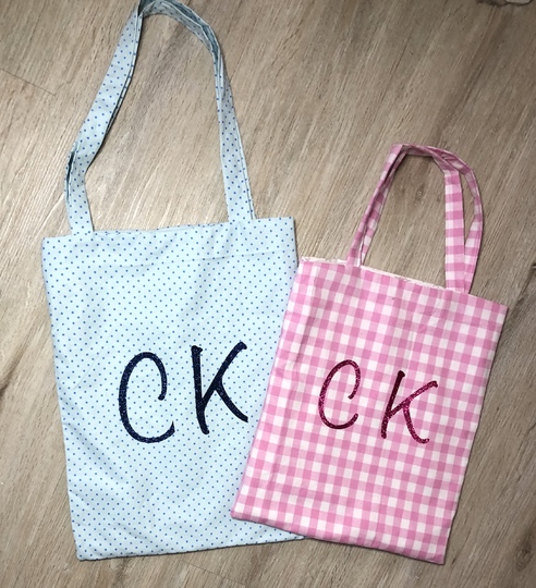 Anleitung DIY Stofftasche / Einkaufsbeutel passend zur Lesetasche