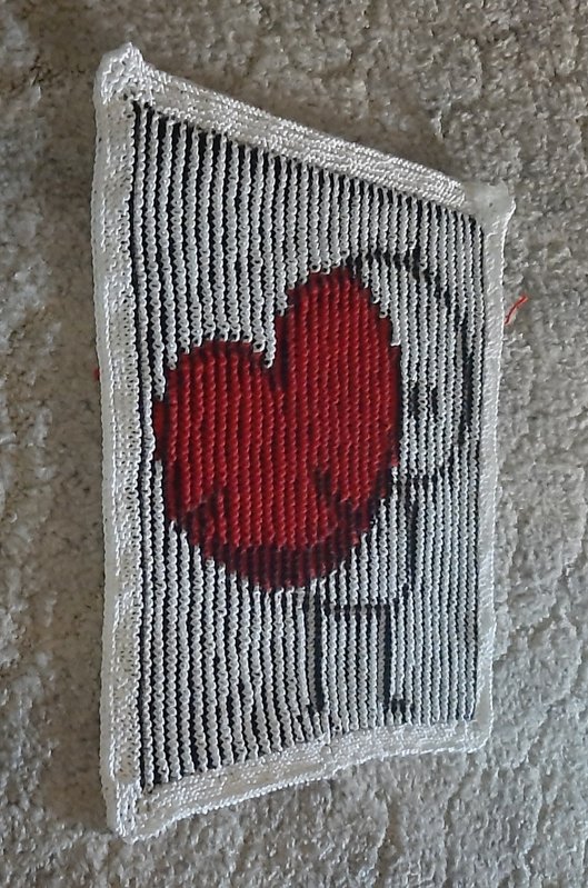 Schatten Illusionstrickbild 3 farbig Motiv: Bigli Migli Kissengröße - Bild 2