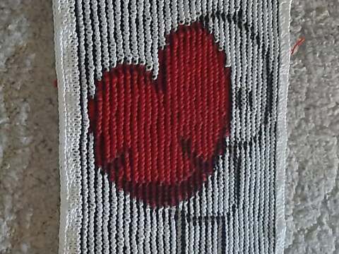 Schatten Illusionstrickbild 3 farbig Motiv: Bigli Migli Kissengröße