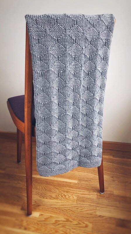 Lantern Blanket Knitting Pattern by Woolture