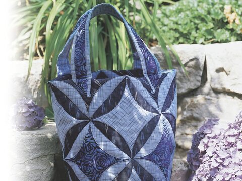 Nähanleitung: Shopping-Tasche in Origami-Technik