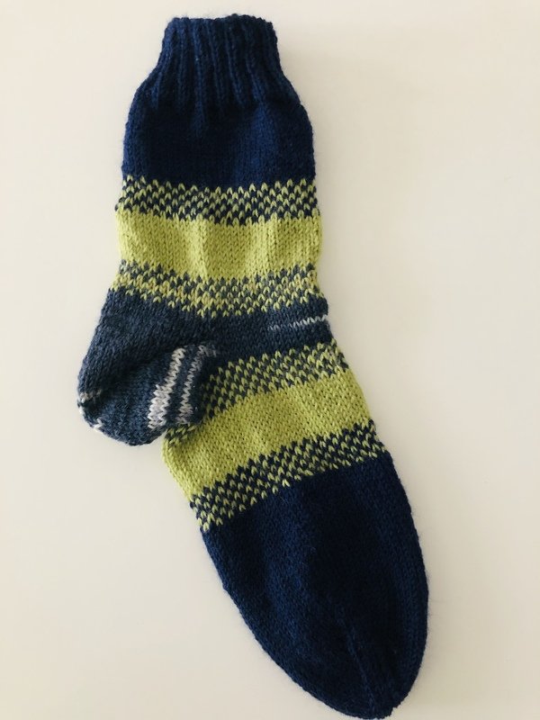 Islandmoos-Sockenmuster-Anleitung - Einfaches Strickmuster für Damensocken - Bild 4