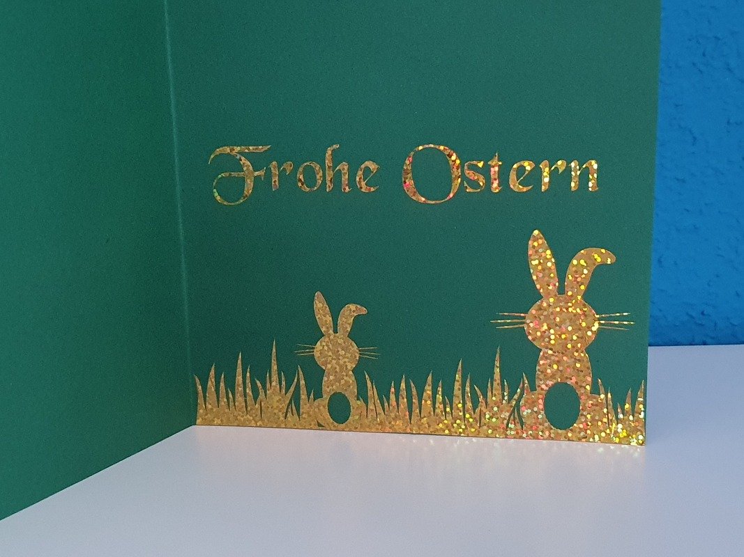 Plotterdatei "Frohe Ostern"