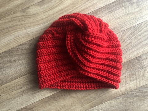 Anleitung Turban Mütze für Anfänger