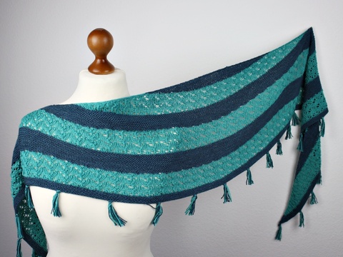 Knitting pattern shawl "Mondo"