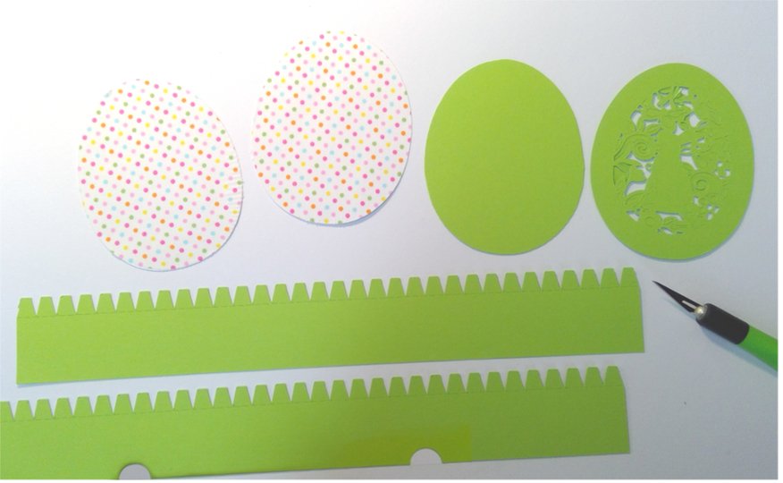 Schachtel Osterei Plotterdatei SVG DXF