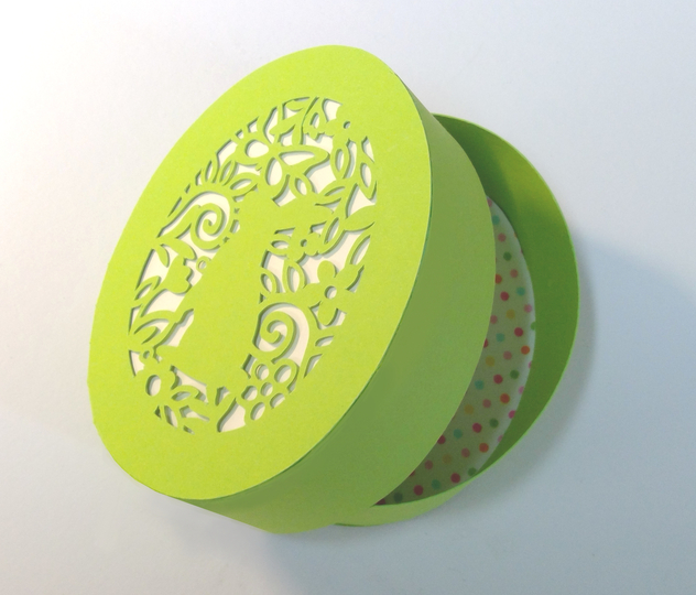 Schachtel Osterei Plotterdatei SVG DXF FCM