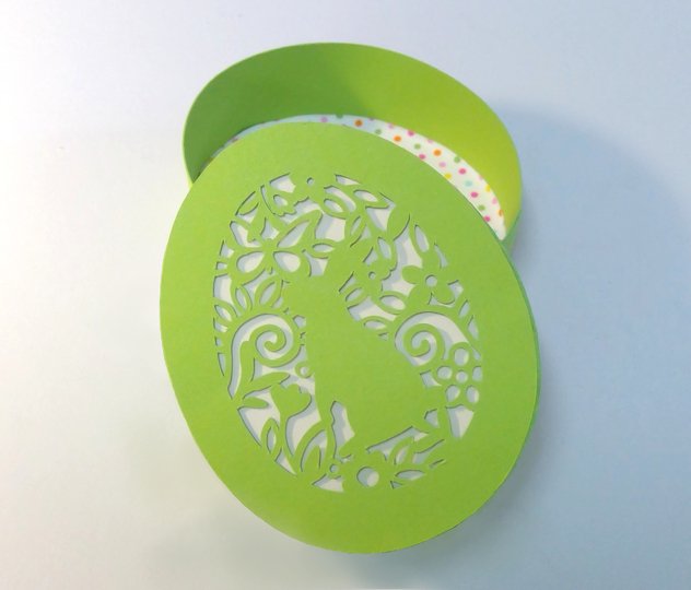 Schachtel Osterei Plotterdatei SVG DXF