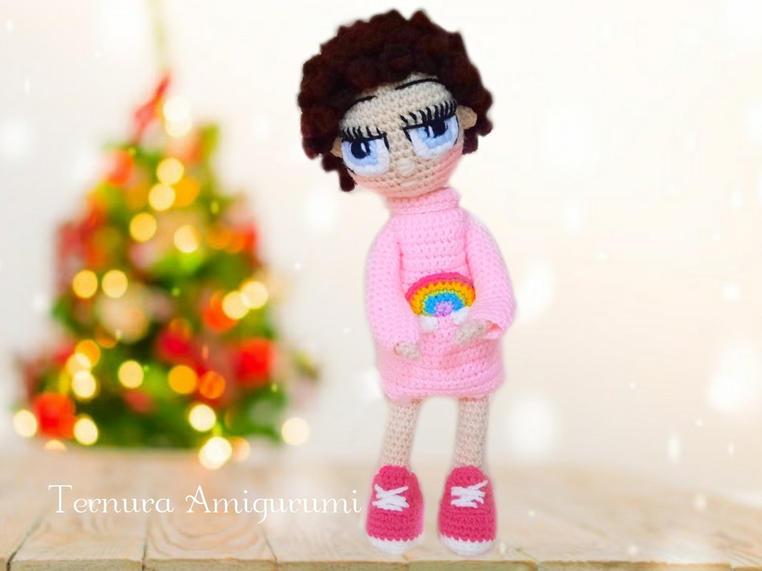 Häkelanleitung Cammi Puppe English - Deutsch- Dutch PDF Ternura Amigurumi