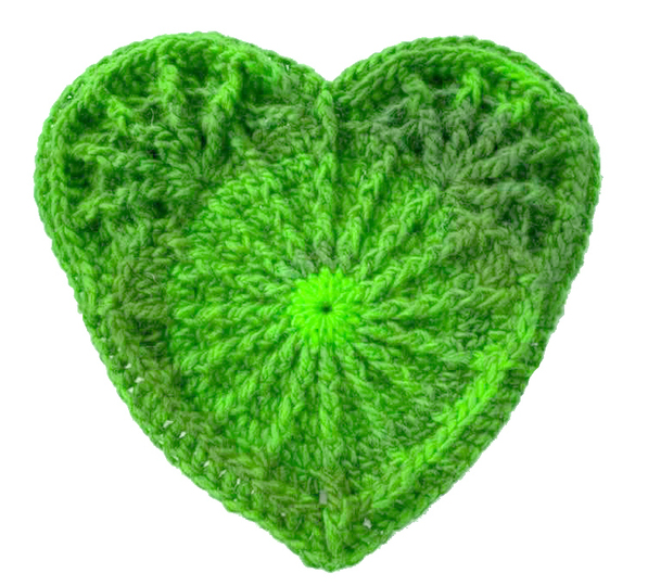 großes Herz aus Reliefstäbchen💕