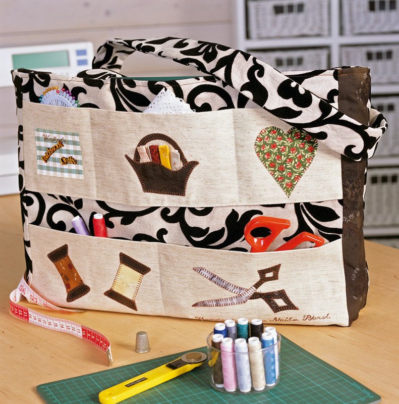 Nähanleitung: Nähtasche mit Applikationen