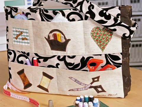 Nähanleitung: Nähtasche mit Applikationen