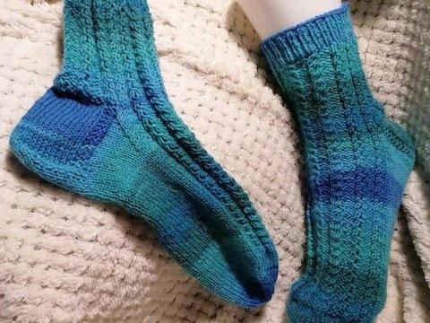 Anleitung Socke Modell Doris