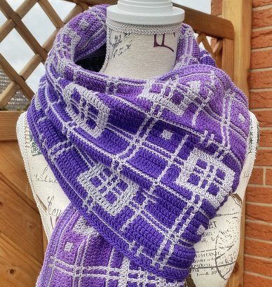 Anleitung Mosaikschal cc-Grace