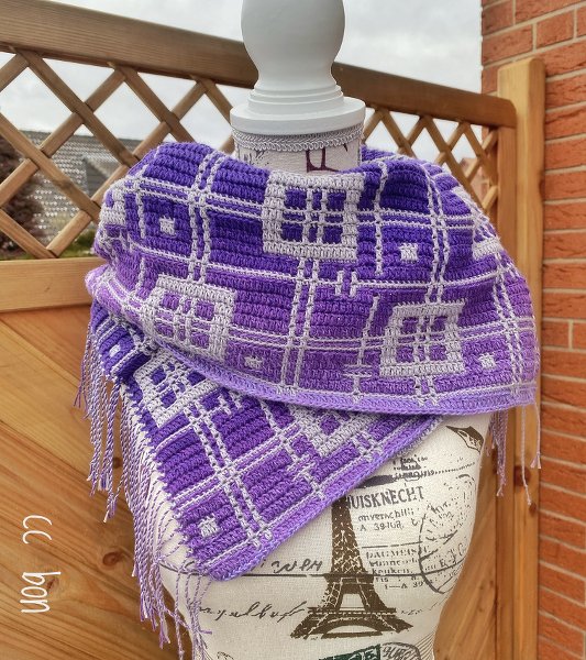 Anleitung Mosaikschal cc-Grace - Bild 3