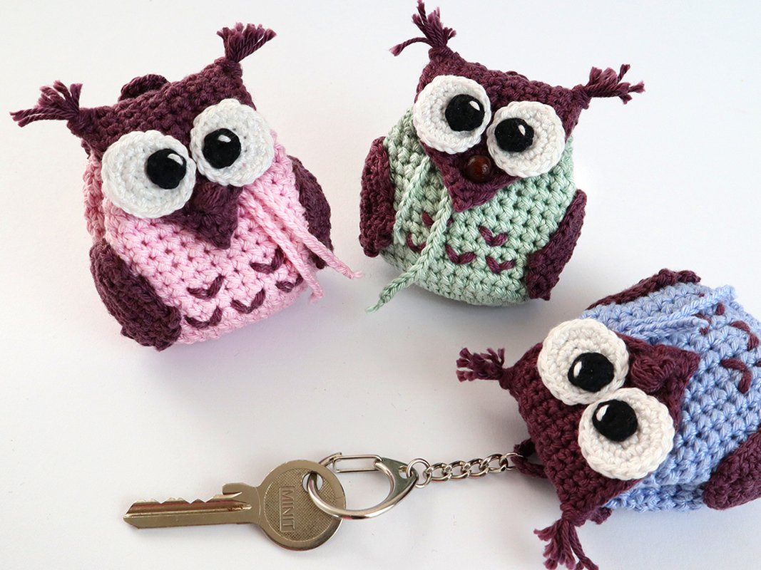 Small Backpack "Eulalia" – Keychain, Bag Tag, Gift Bag / Crochet Pattern