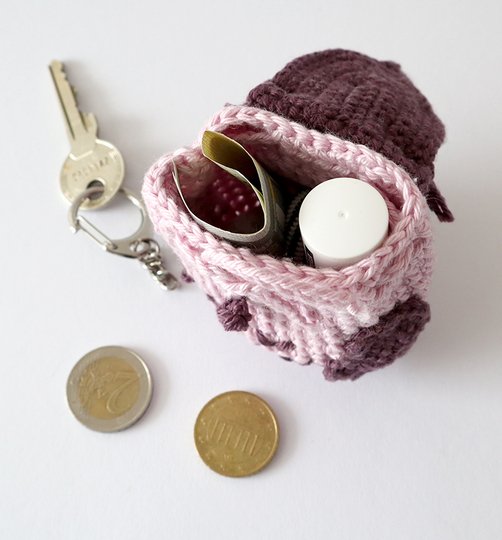 Small Backpack "Eulalia" – Keychain, Bag Tag, Gift Bag / Crochet Pattern