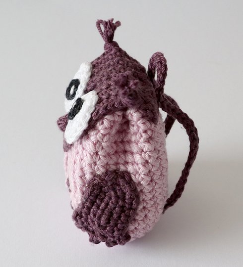 Small Backpack "Eulalia" – Keychain, Bag Tag, Gift Bag / Crochet Pattern