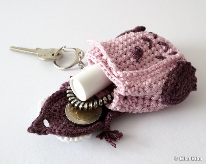 Small Backpack "Eulalia" – Keychain, Bag Tag, Gift Bag / Crochet Pattern
