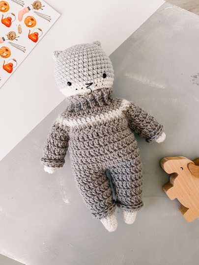 Häkelanleitung Kater Mati