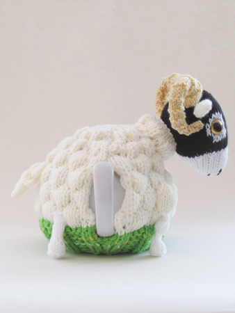 Swaledale Sheep Tea Cosy Knitting Pattern