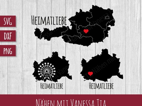 Heimatliebe Österreich - Plotterdatei