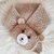 Strickanleitung Schal Teddy für Babys und Kinder bis zu 2 Jahren tragbar