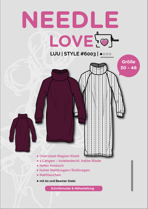 LUUdress Schnittmuster und Nähanleitung Gr. 30 - 46