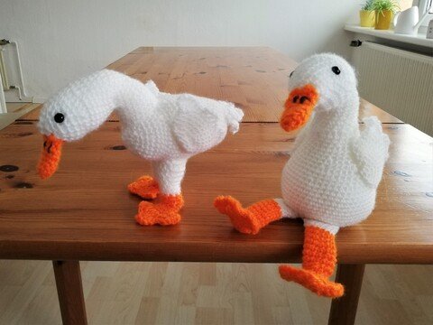 Anleitung Greta Gans und Gustav Ganter im Paket