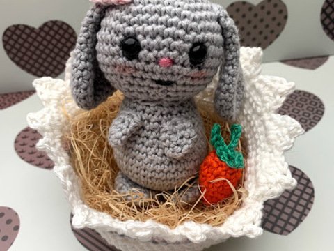 Anleitung Mimi Osterhase mit Ei