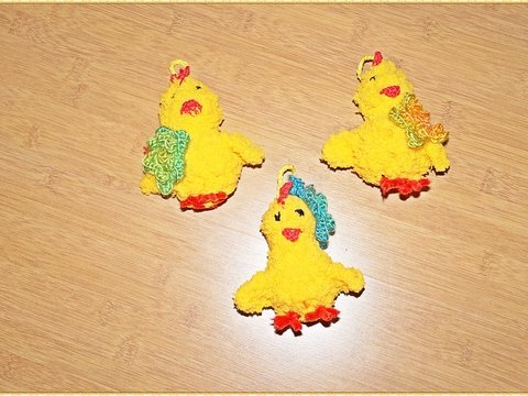 Osterkücken für den Strauß Häkelanleitung