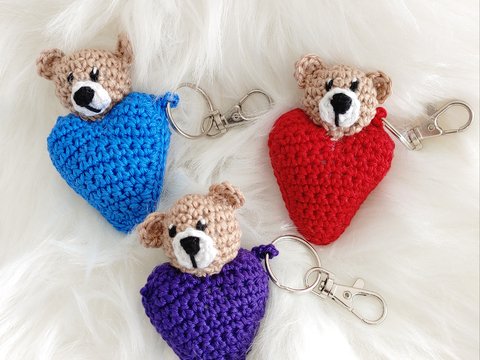 Anleitung Minibär mit Herz